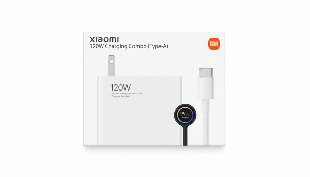 CARGADOR XIAOMI 120W CON SEGUNDERO