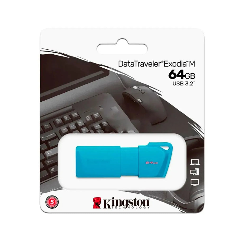  KINGSTON USB DTXM 64GB NEON BLUE